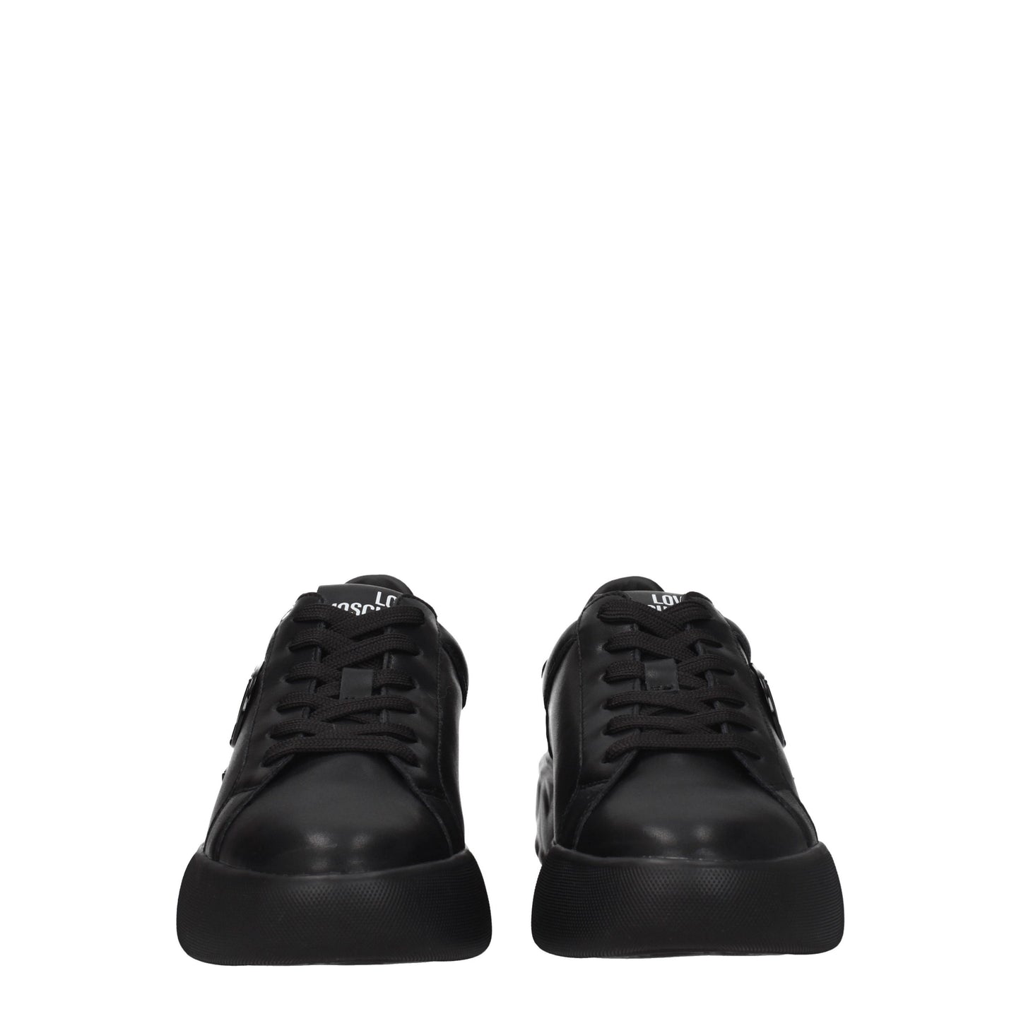 Love Moschino Women's Sneakers in Leather Black