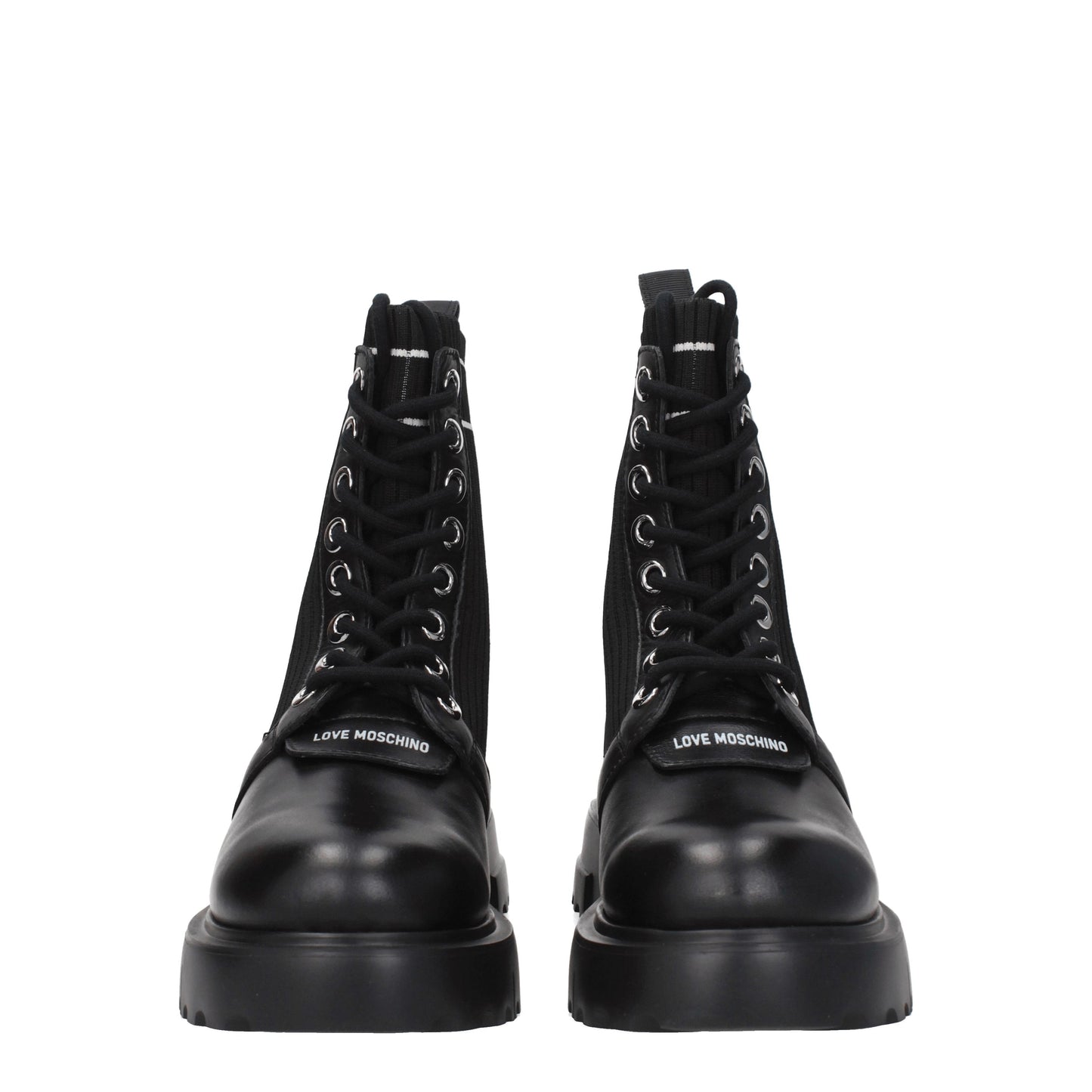 Love Moschino Women's Boots in Leather Black