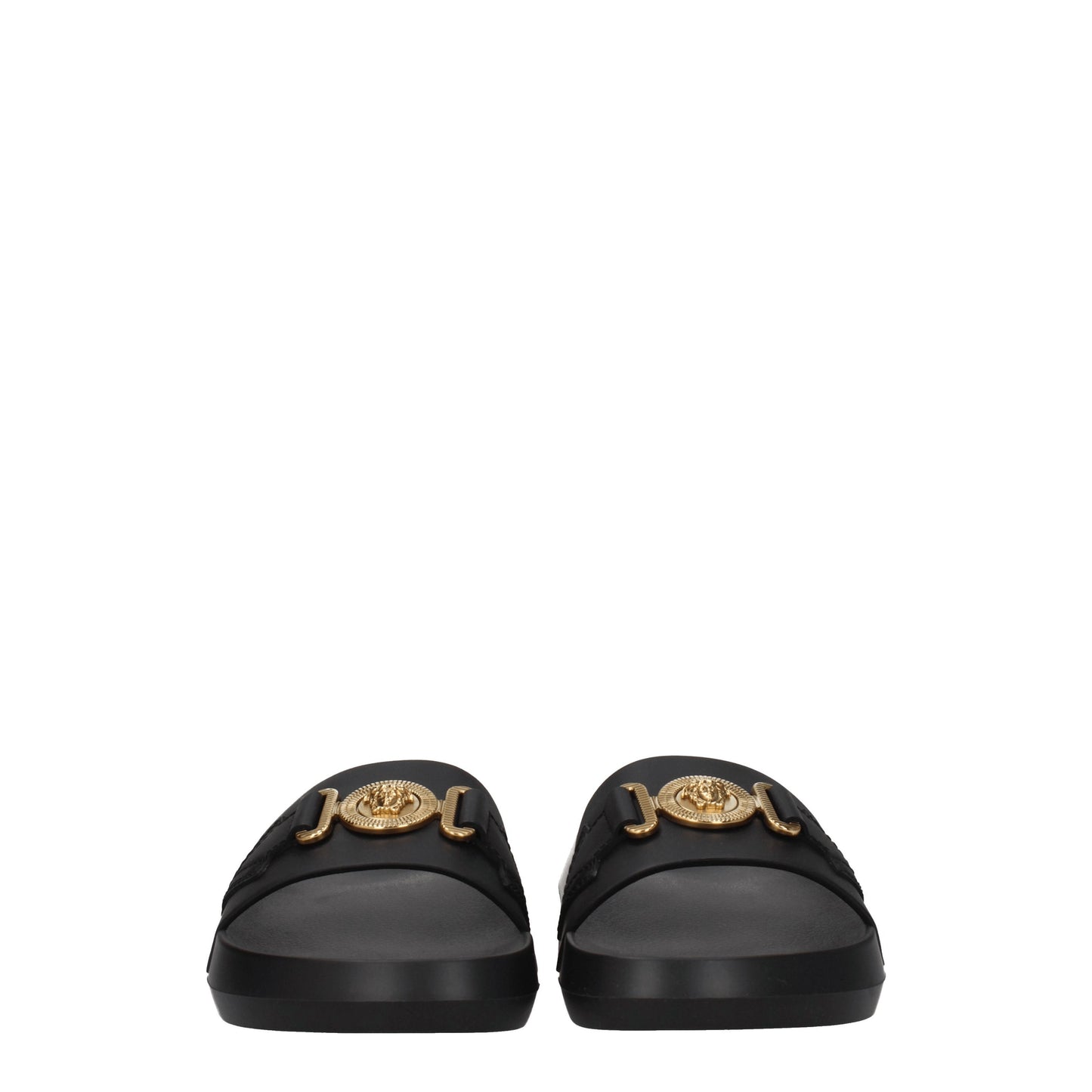 Versace Women's Sandals & Slippers in Leather Black