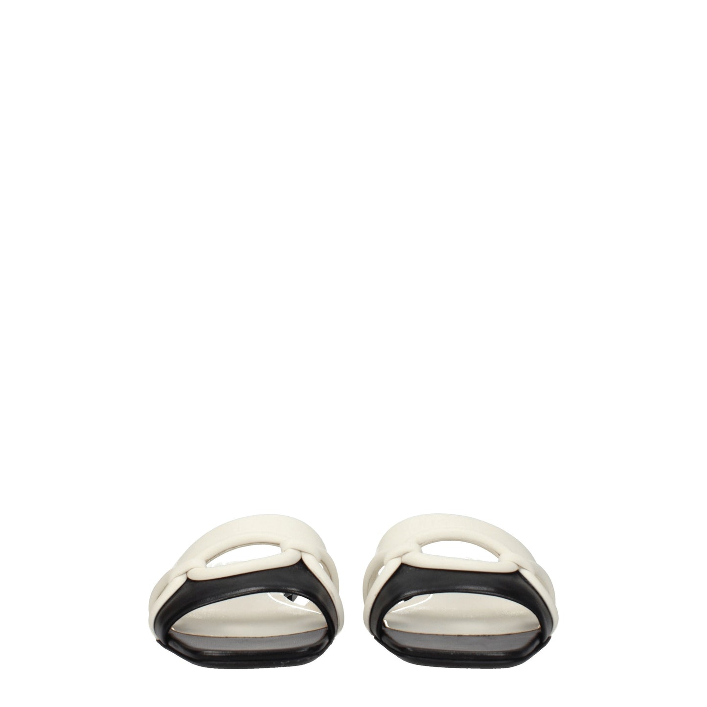 Valentino Garavani Women's Sandals & Slippers in Leather Black/Ivory