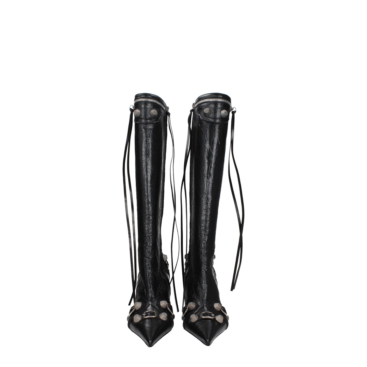 Balenciaga Women's Boots in Leather Black