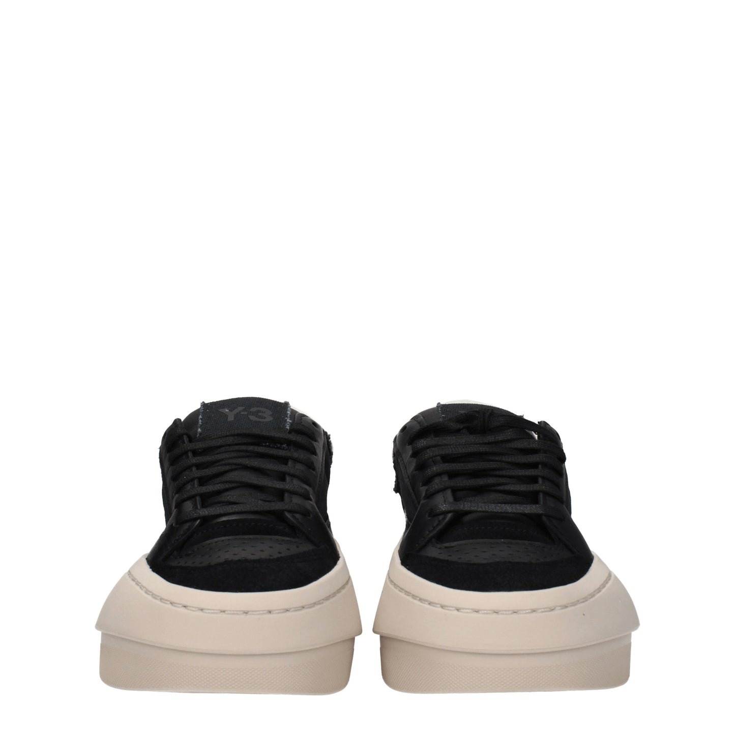 Y3 Yamamoto Men's Sneakers in Fabric  Black