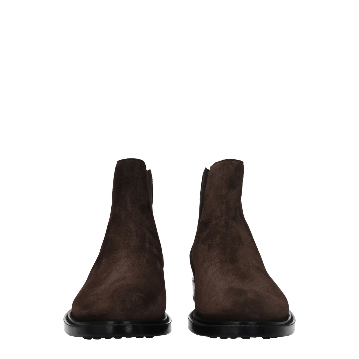 Tod's Men's Boots in Suede Brown/Dark Brown