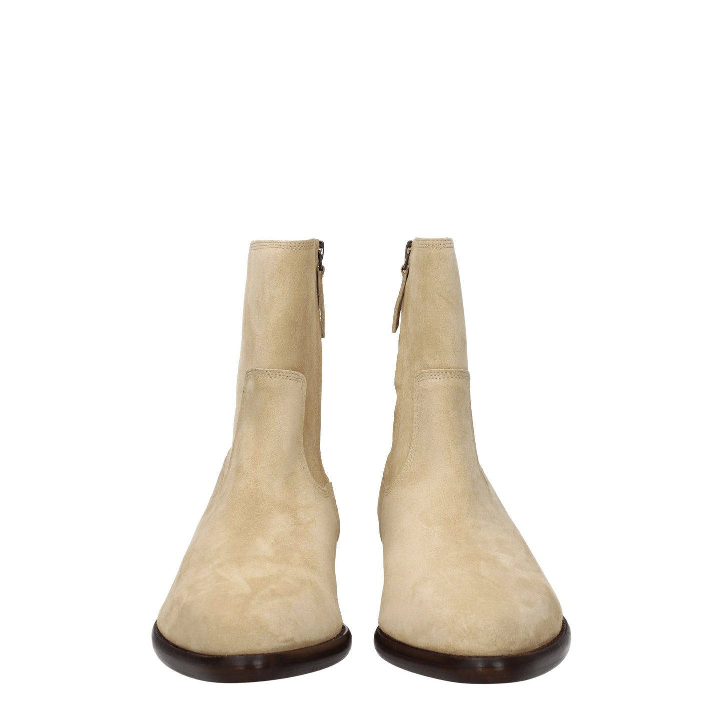 Isabel Marant Men's Boots in Suede Beige