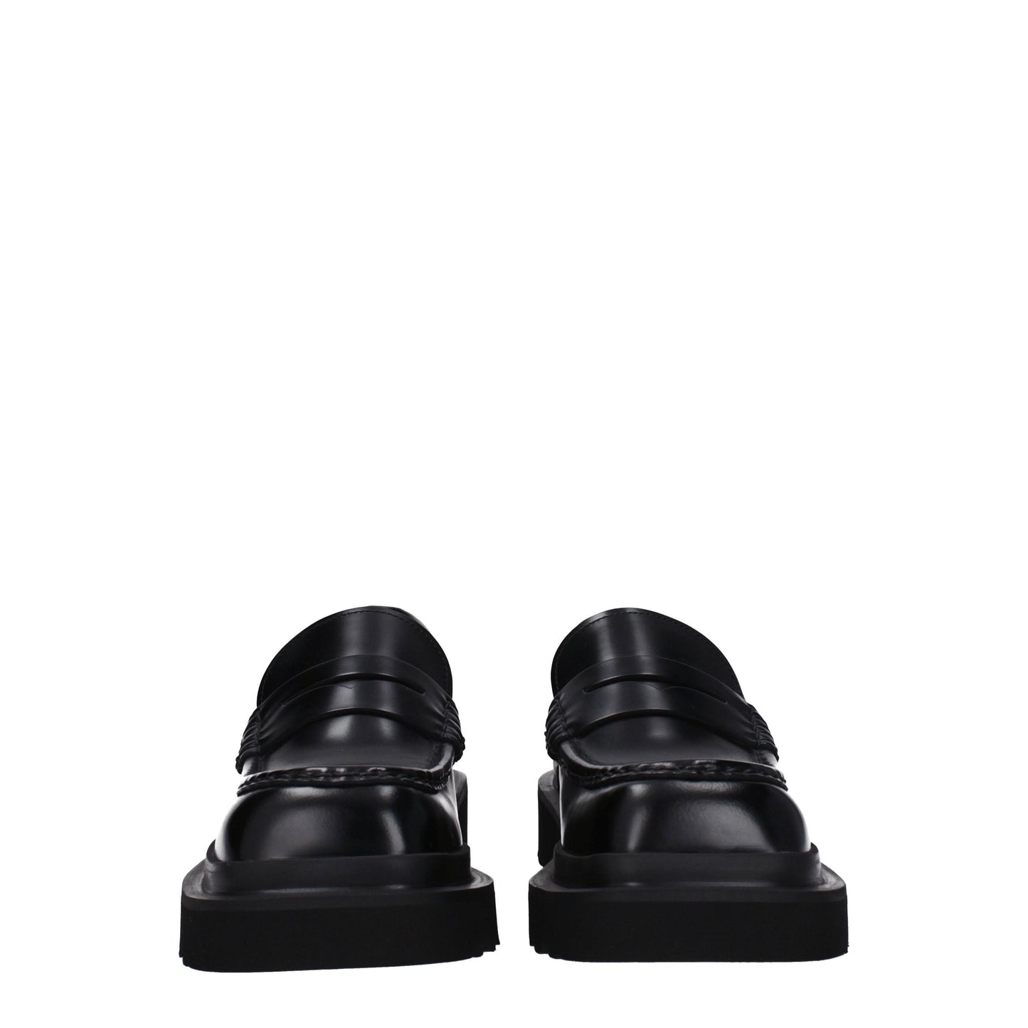 Dolce&Gabbana Men's Loafers in Leather Black