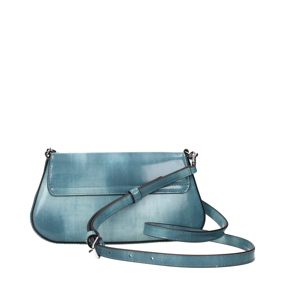 Tory Burch Crossbody Bags Women Leather Blue