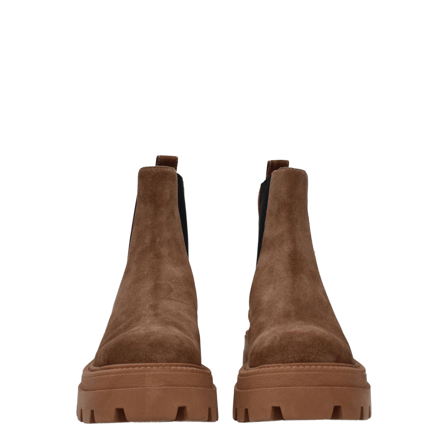 Sergio Rossi Women's Boots in Suede Brown/Hazelnut