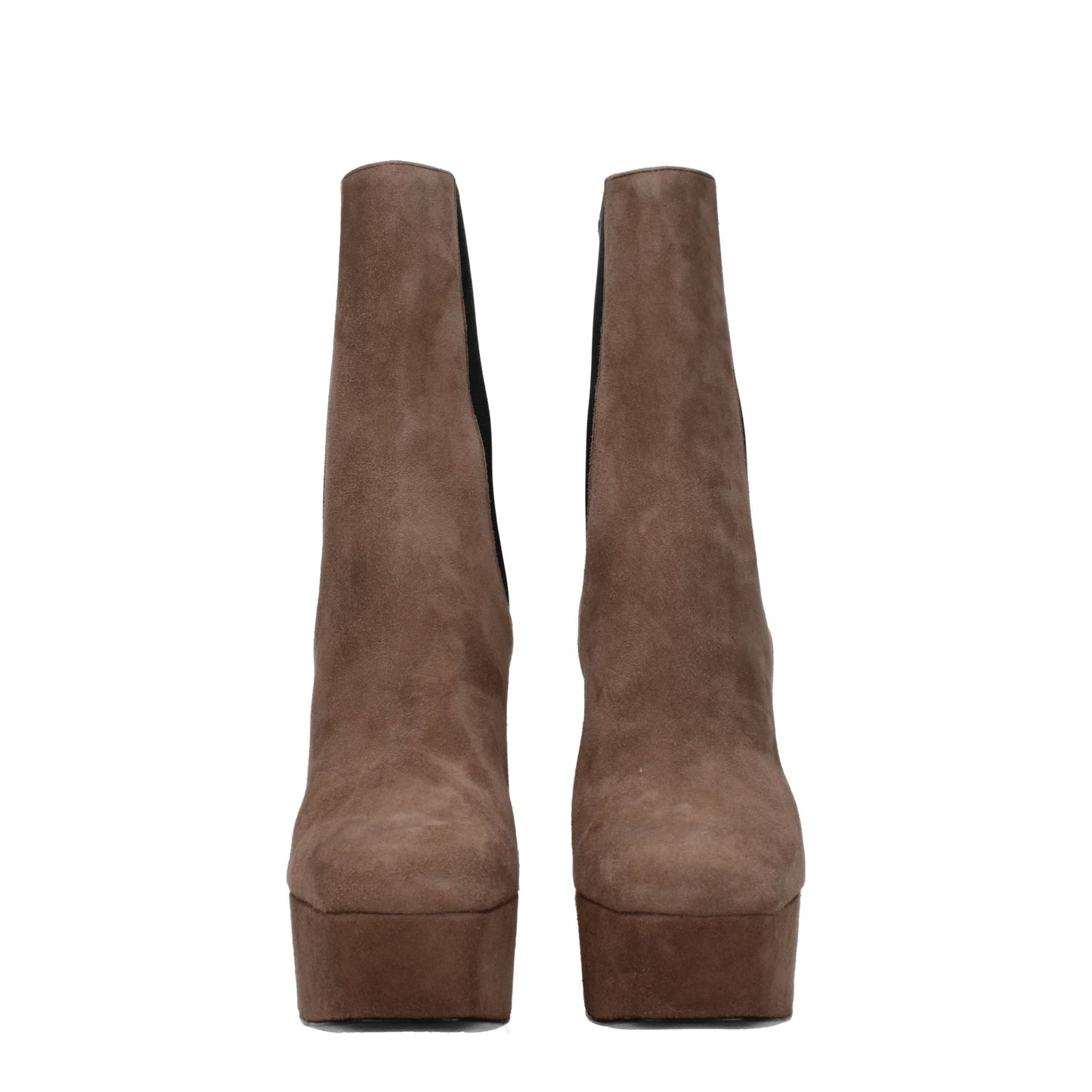 Sergio Rossi Women's Boots in Suede Brown/Hazelnut