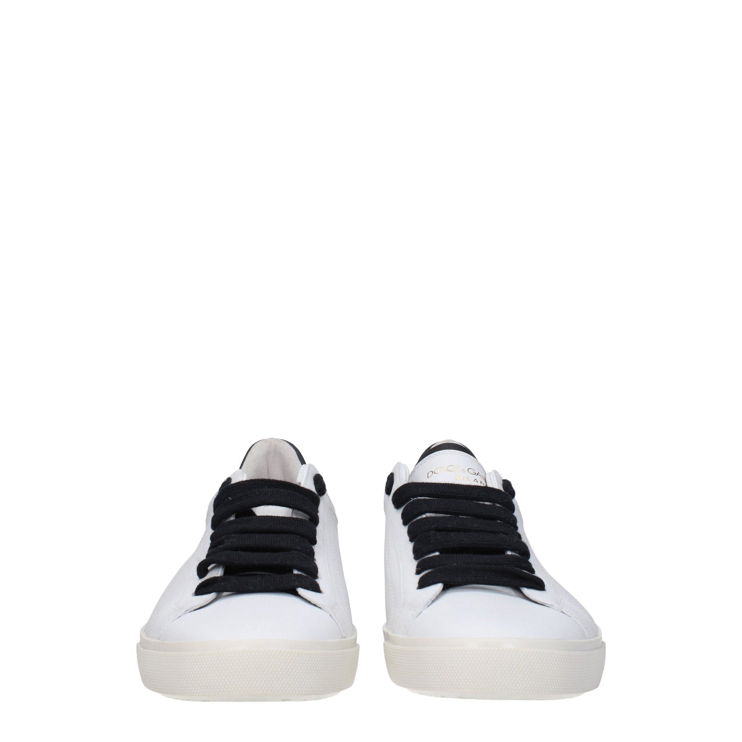 Dolce&Gabbana Men's Sneakers in Leather White/Black