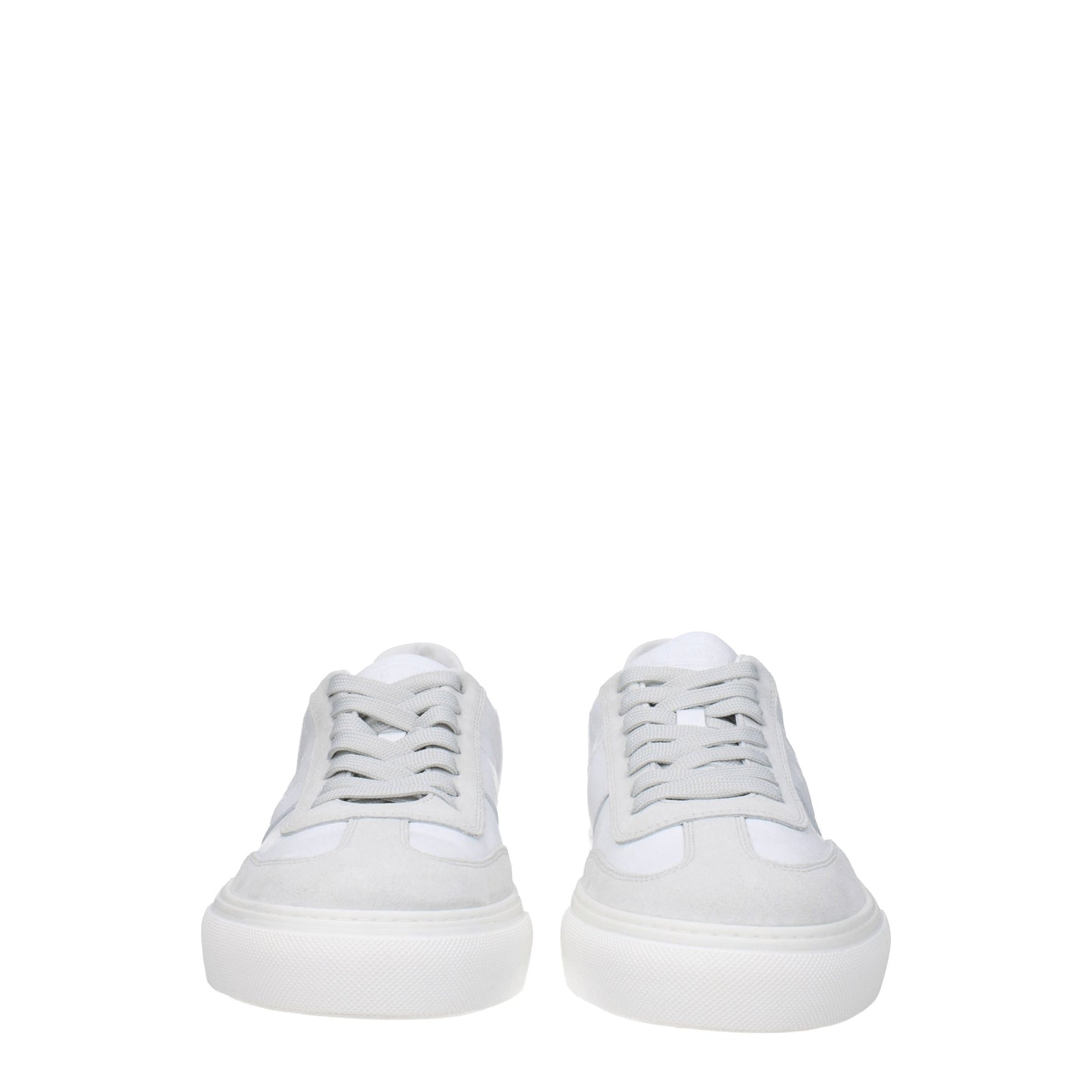 Tod's Men's Sneakers in Leather White/Light Grey