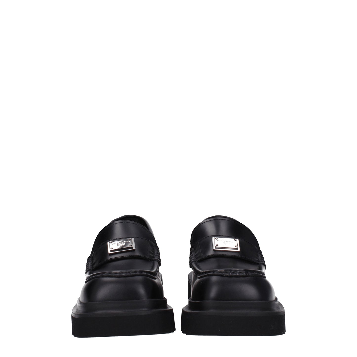 Dolce&Gabbana Women's Loafers in Leather Black