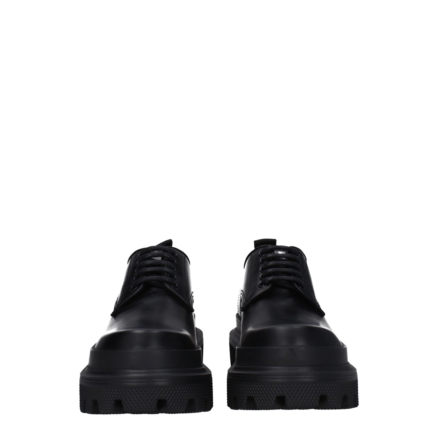 Dolce&Gabbana Men's Lace ups in Leather Black