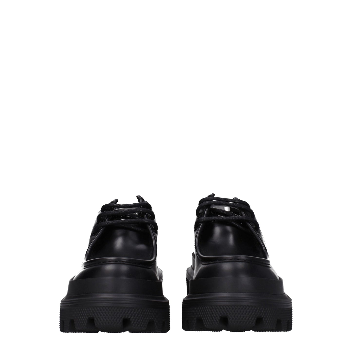 Dolce&Gabbana Men's Lace ups in Leather Black