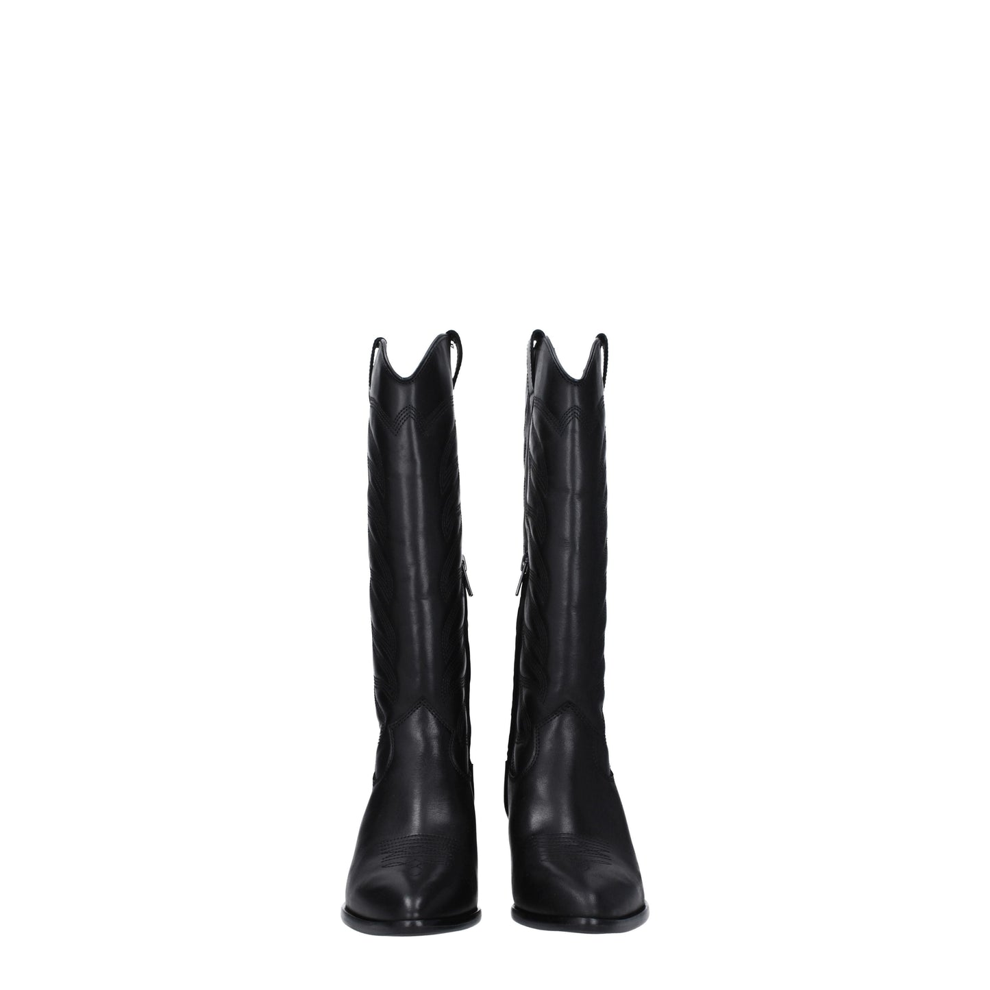 Ash Women's Boots in Leather Black