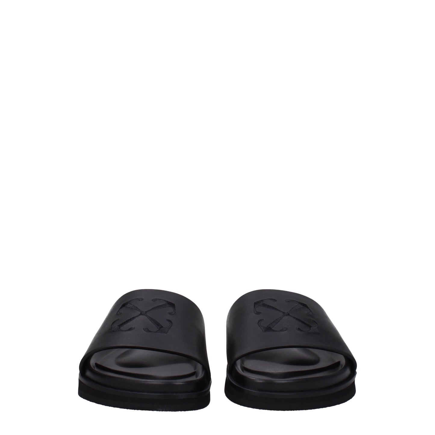 Off-White Sandals & Slippers Men Leather Black