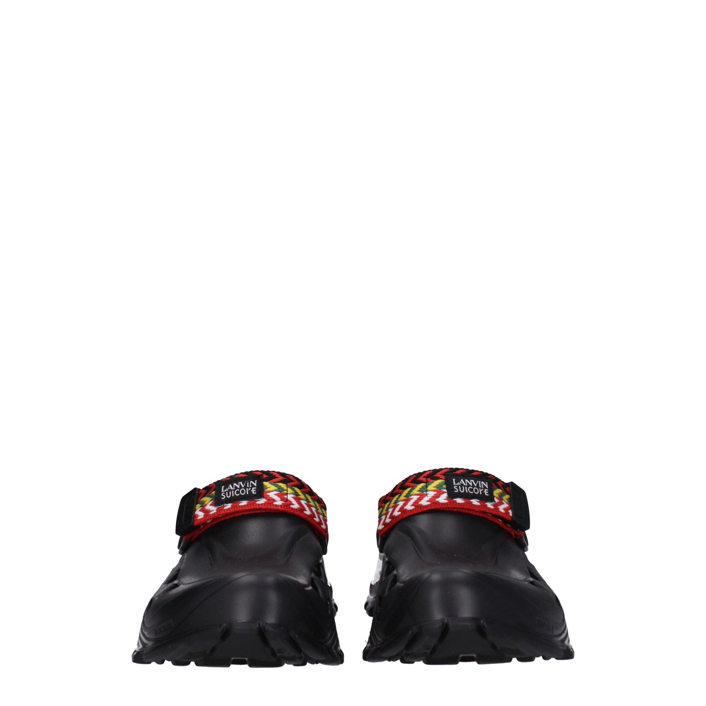 Lanvin Sandals & Slippers Men Rubber Black