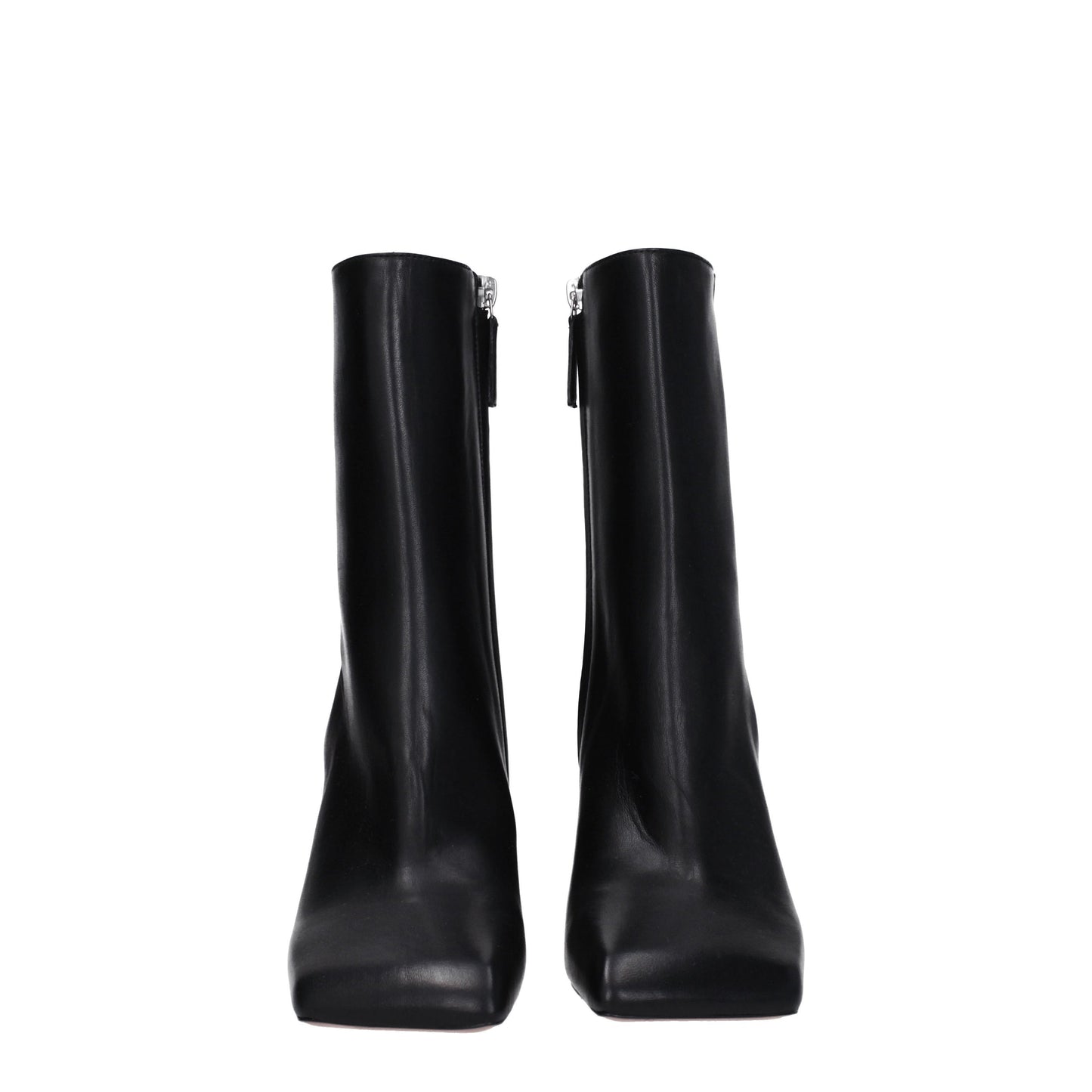 Amina Muaddi Women's Boots in Leather Black