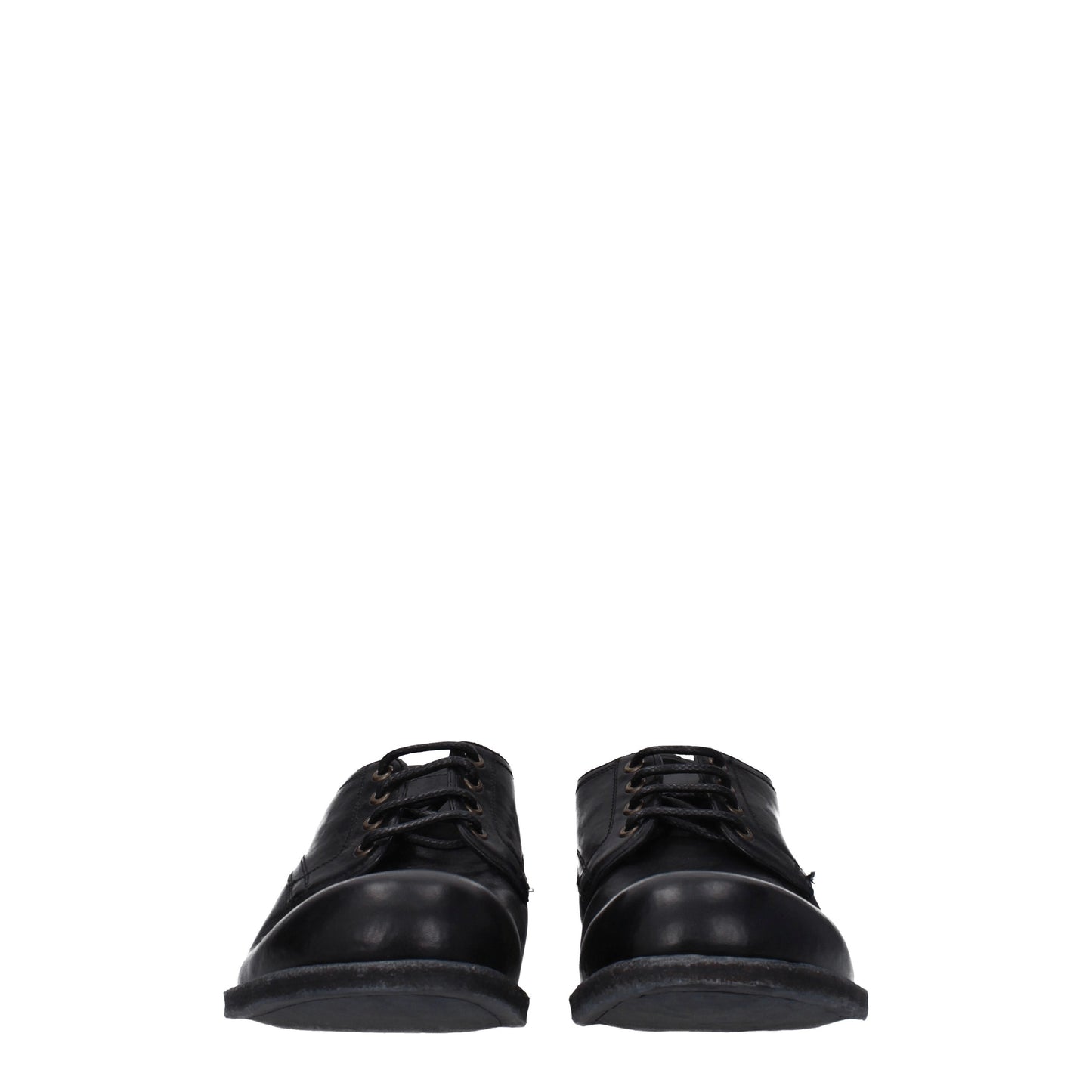 Dolce&Gabbana Men's Lace ups in Leather Black