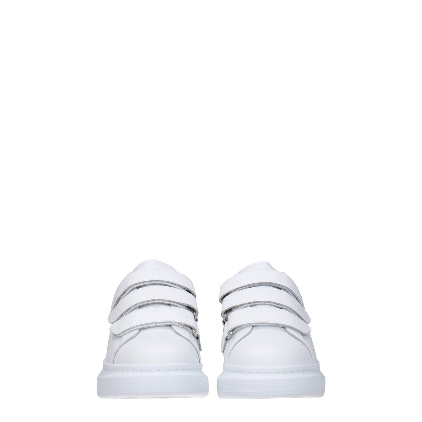 Alexander McQueen Women's Sneakers in Leather White/Black