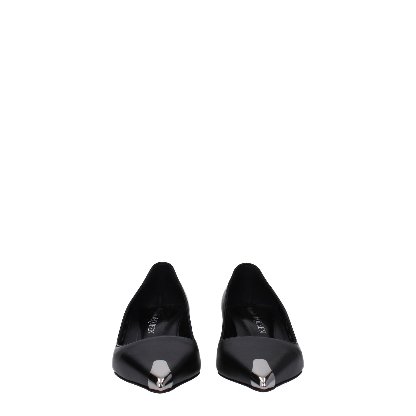 Alexander McQueen Women's Pumps in Leather Black