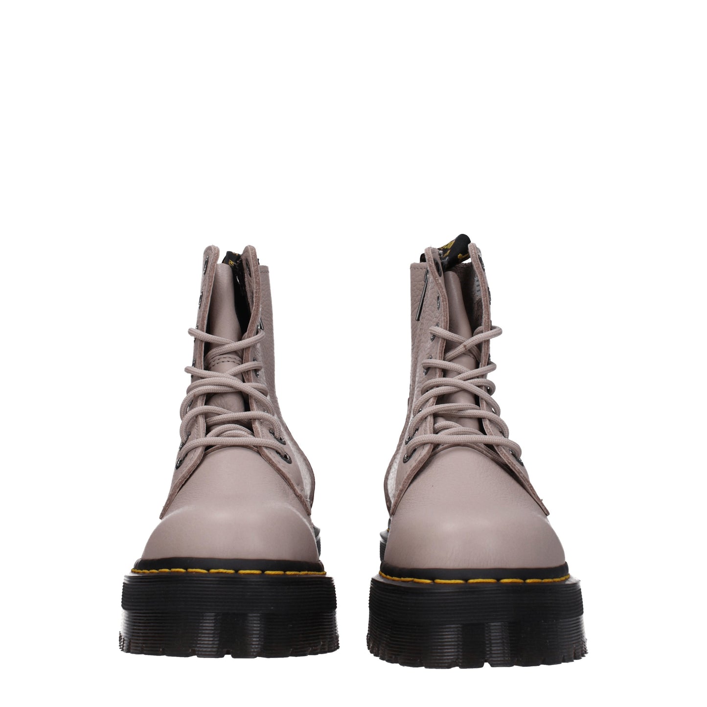 Dr. Martens Women's Boots in Leather Pink/Taupe