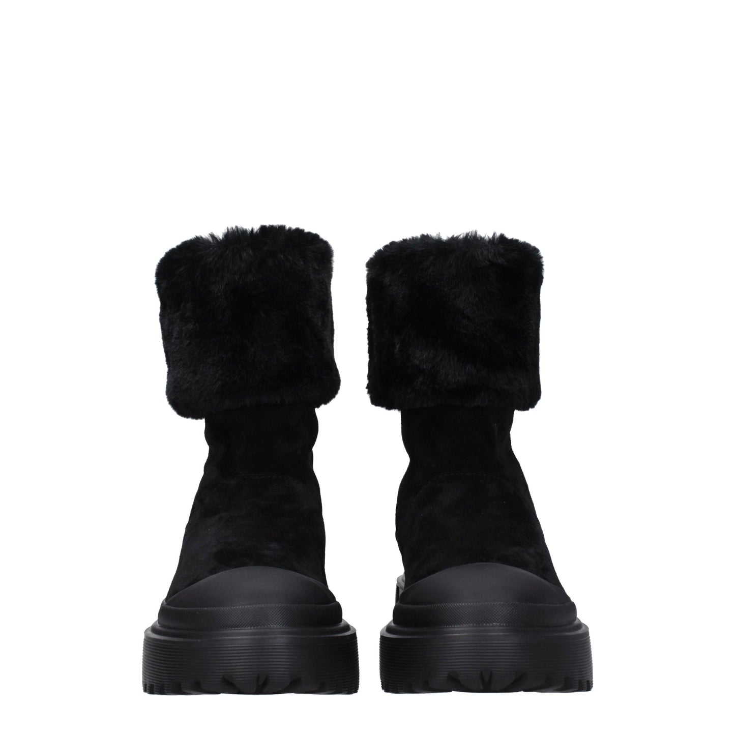 Hogan Women's Boots in Suede Black