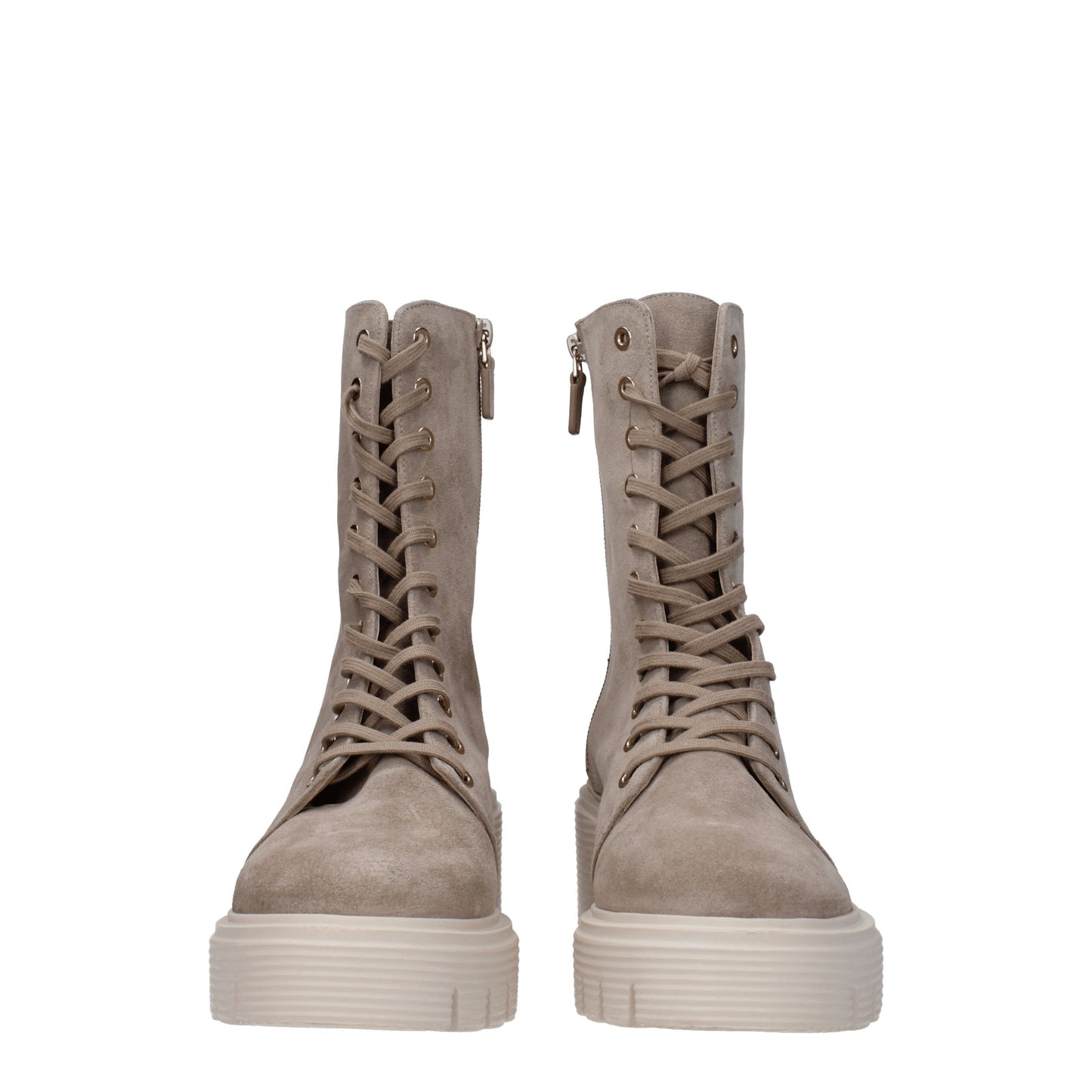 Stuart Weitzman Women's Boots in Suede Beige/Milk