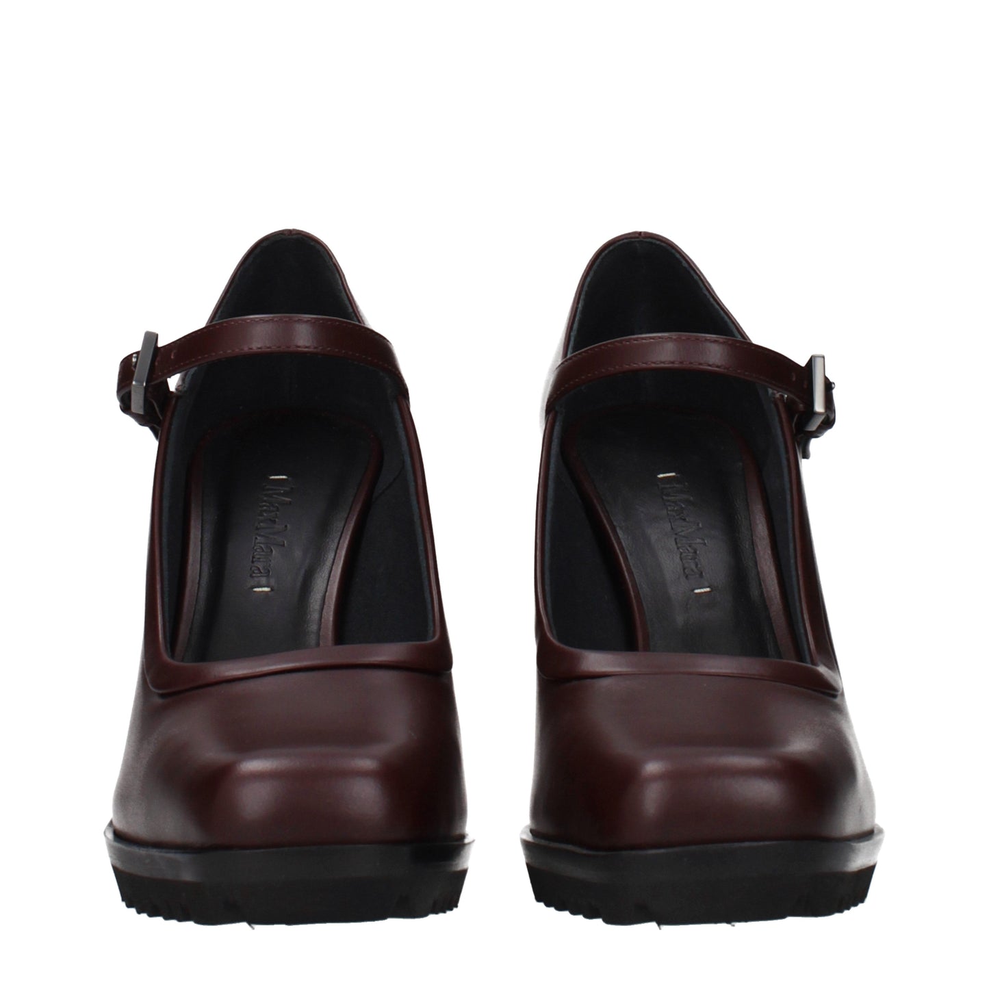 Max Mara Pumps Women Leather Brown