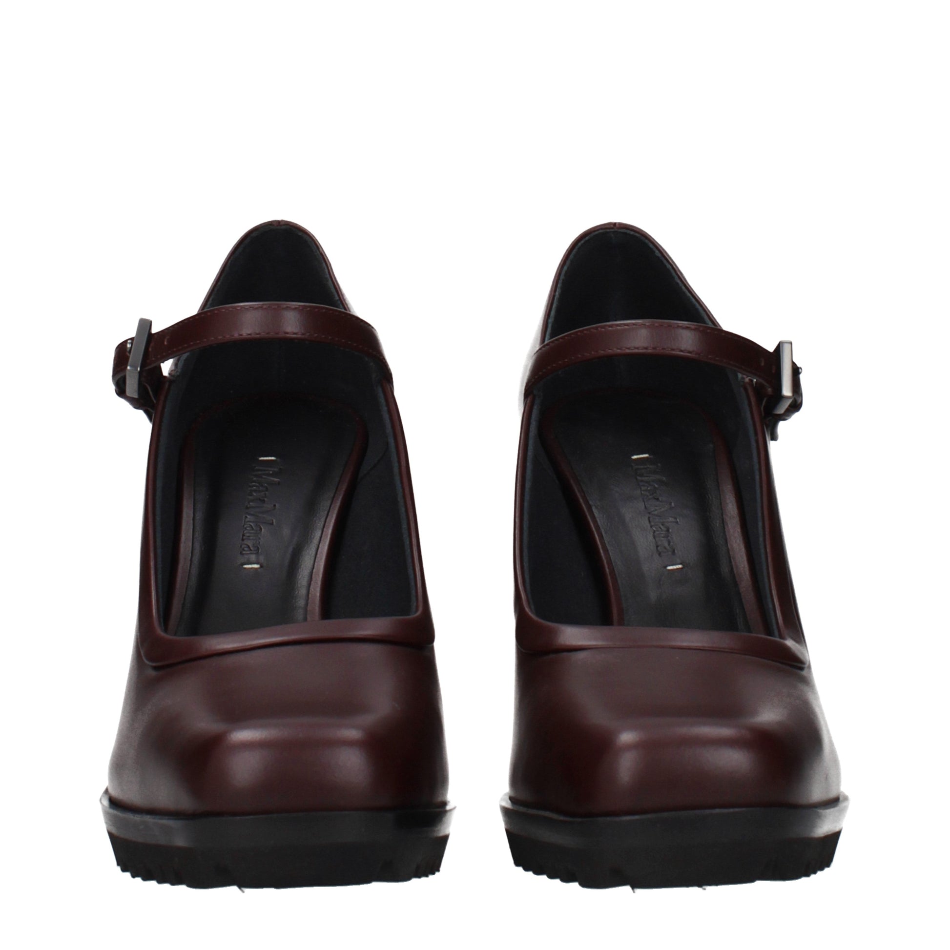 Max Mara Pumps Women Leather Brown