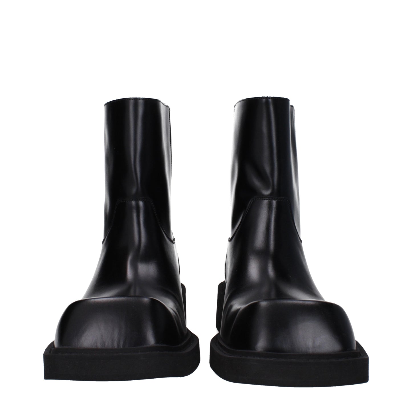 Balenciaga Men's Boots in Leather Black