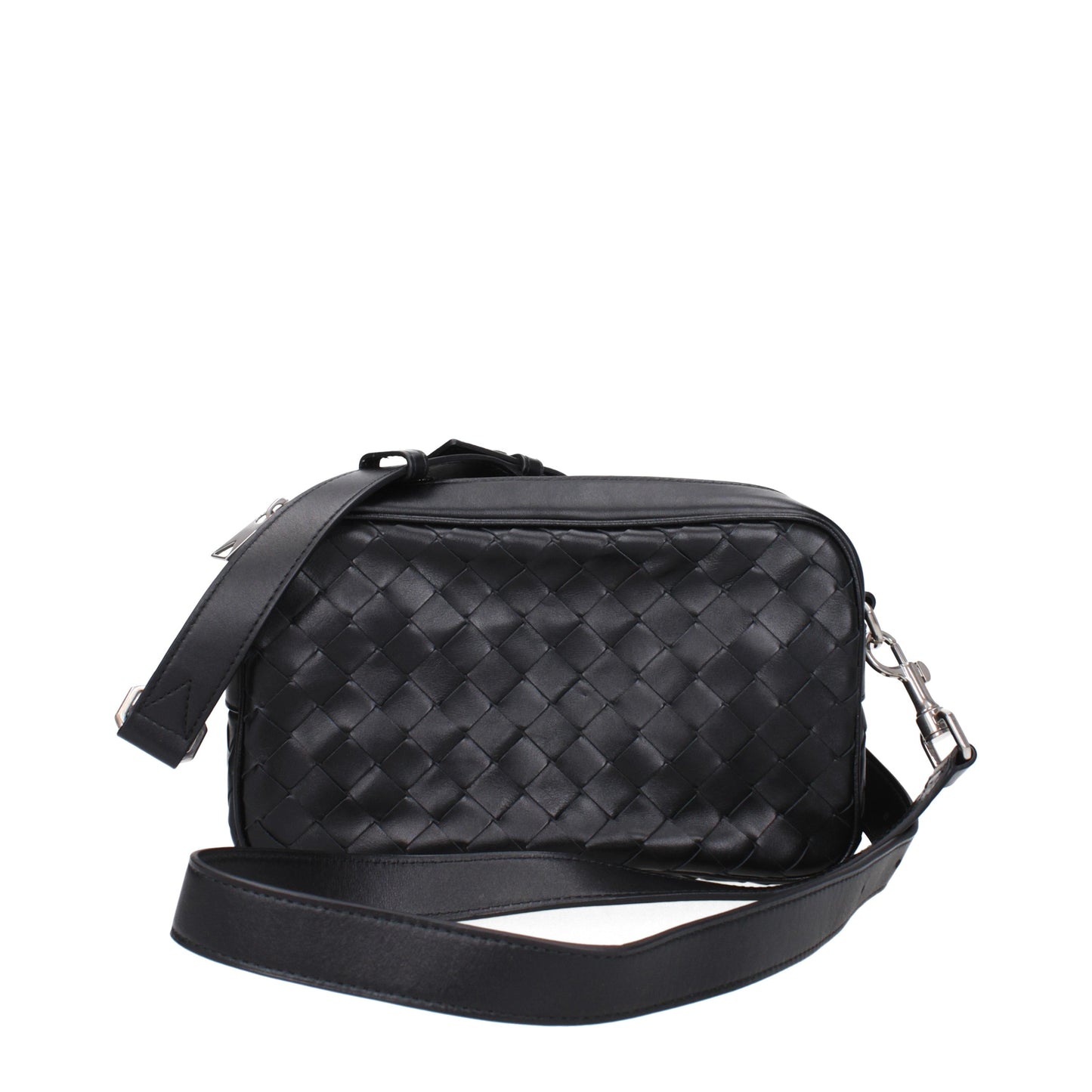 Bottega Veneta Crossbody Bags Men Leather Black