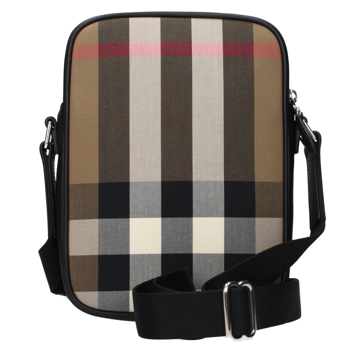 Burberry Crossbody Bags Men Fabric  Beige/Black