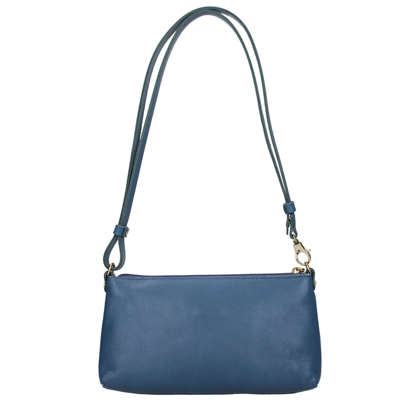Il Bisonte Shoulder Bags Women Leather Blue/Denim