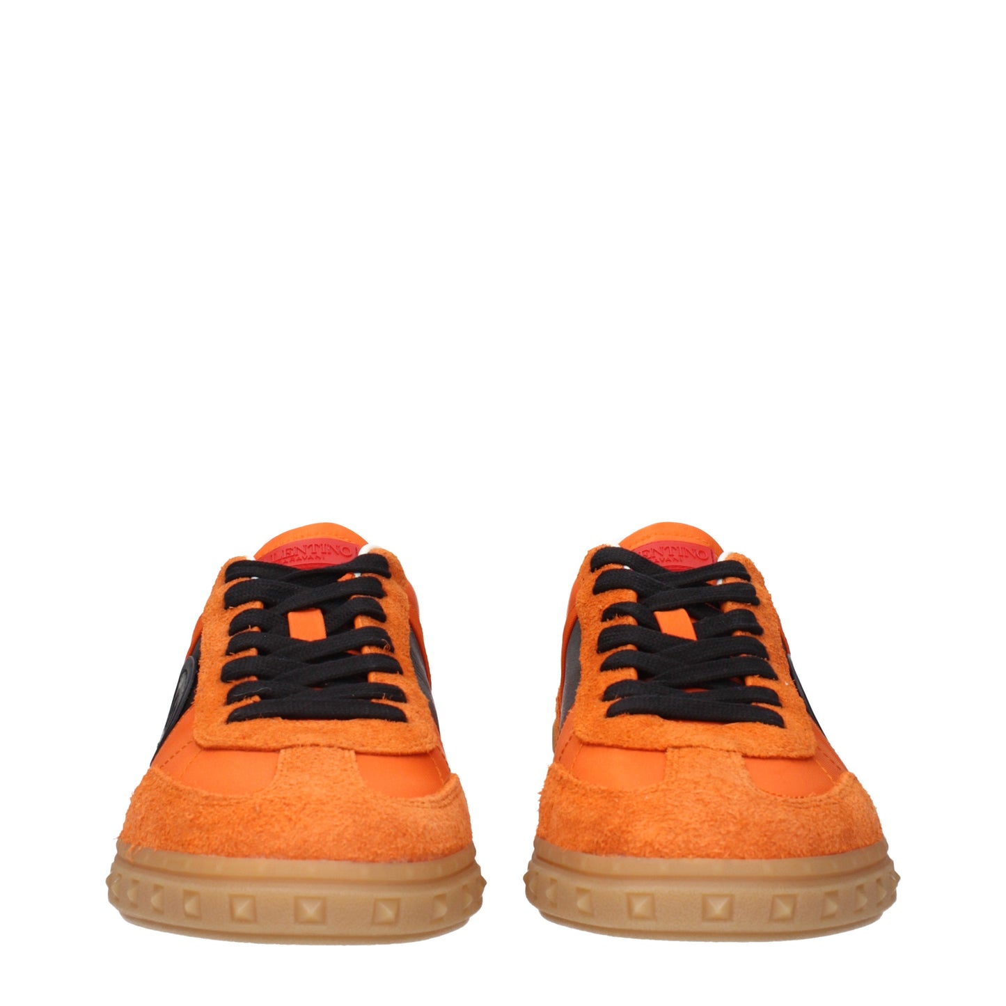 Valentino Garavani Men's Sneakers Fabric Orange