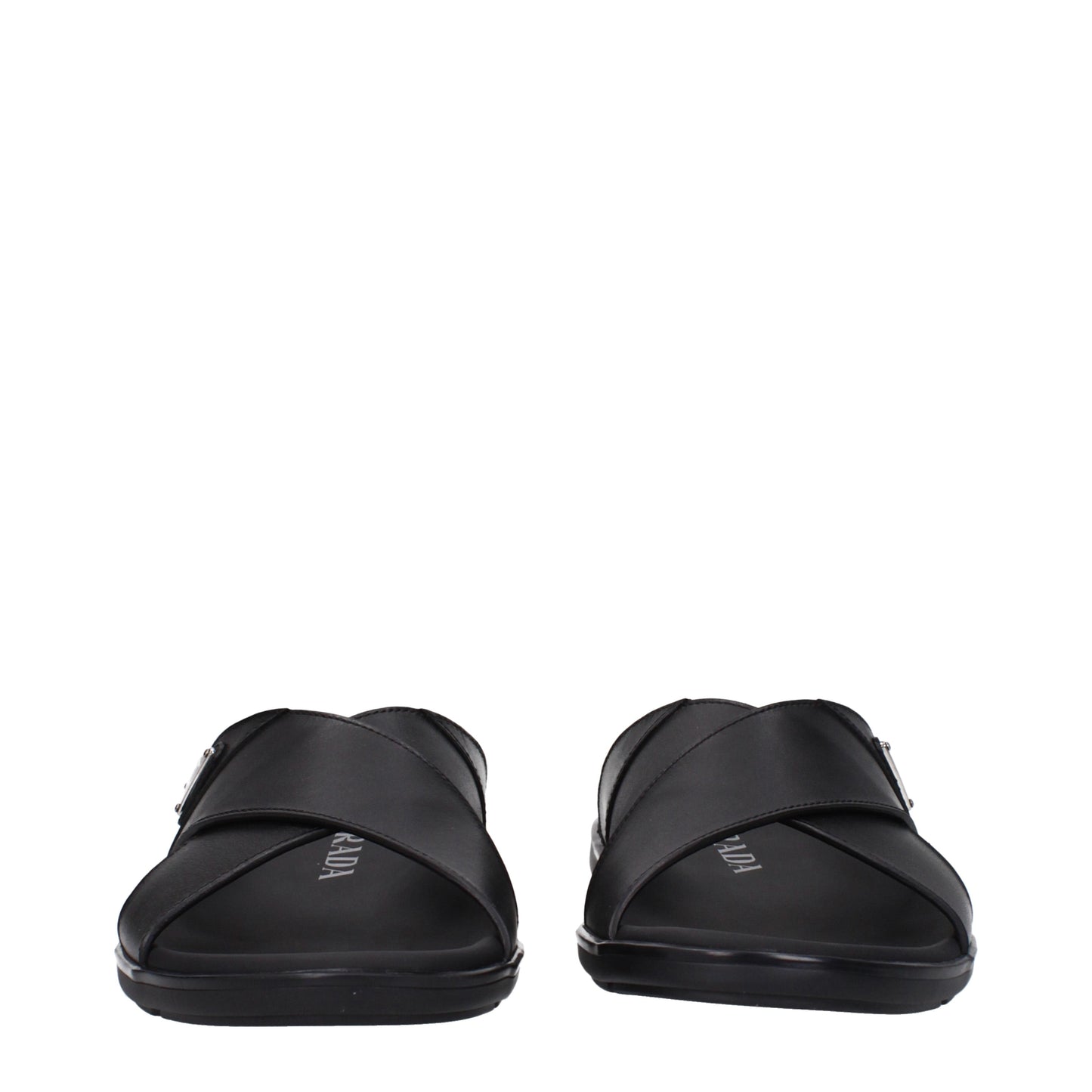 Prada Sandals & Slippers Men Leather Black