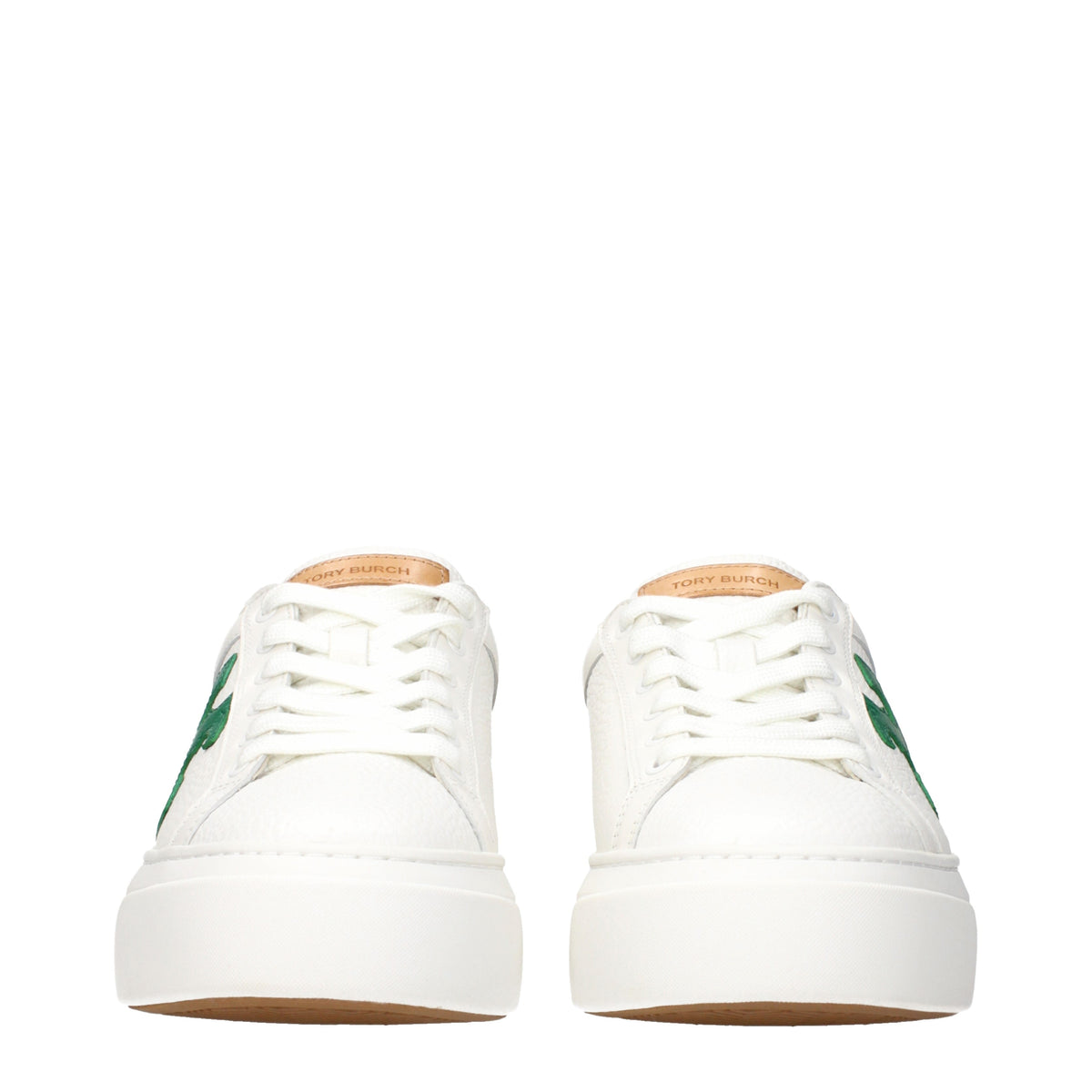 Tory Burch Sneakers Women Leather White/Green