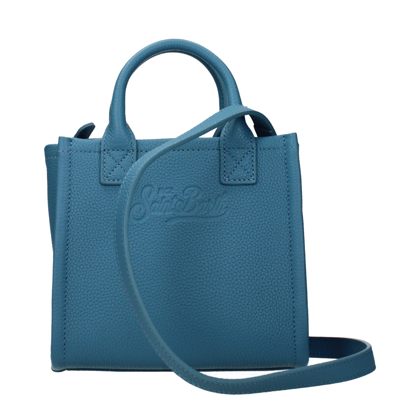 MC2 Saint Barth Handbags Women Leather Blue/Octane