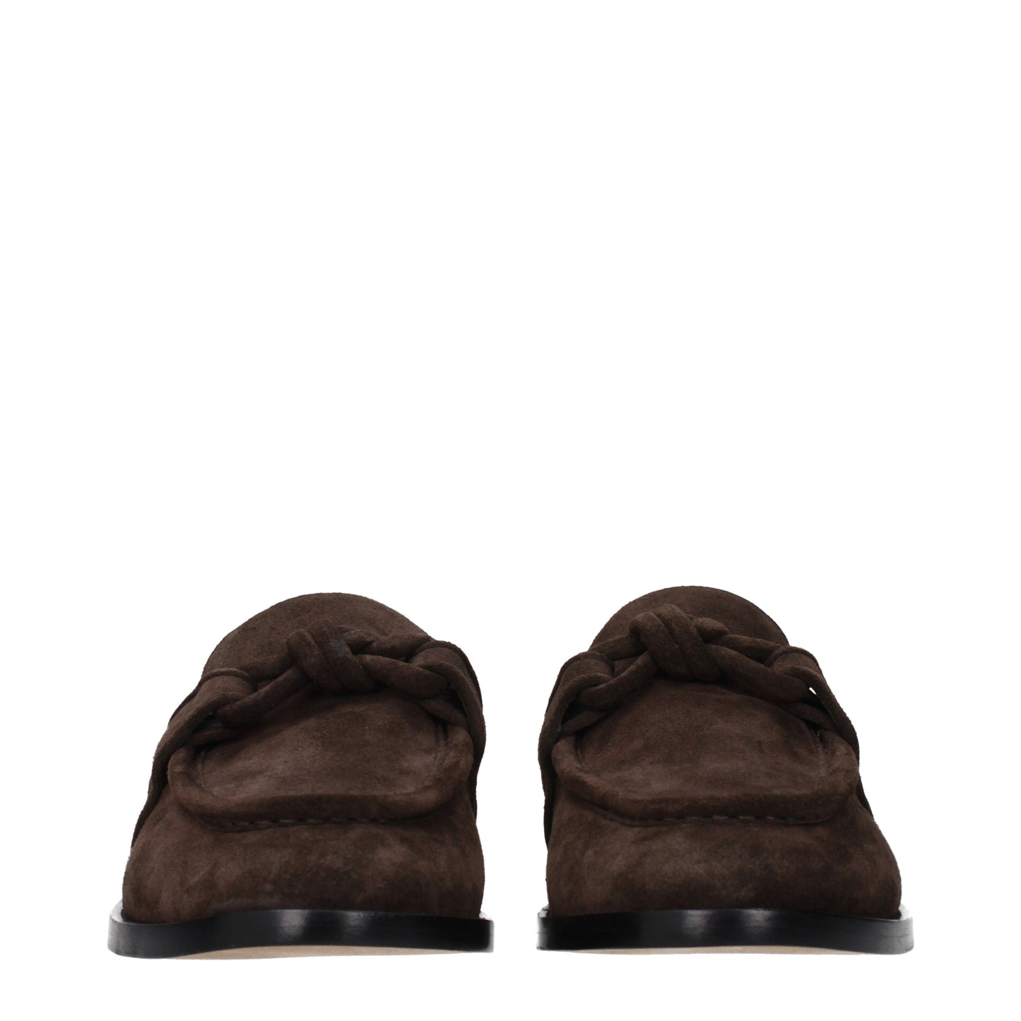 Bottega Veneta Loafers Men Suede Brown/Dark Chocolate
