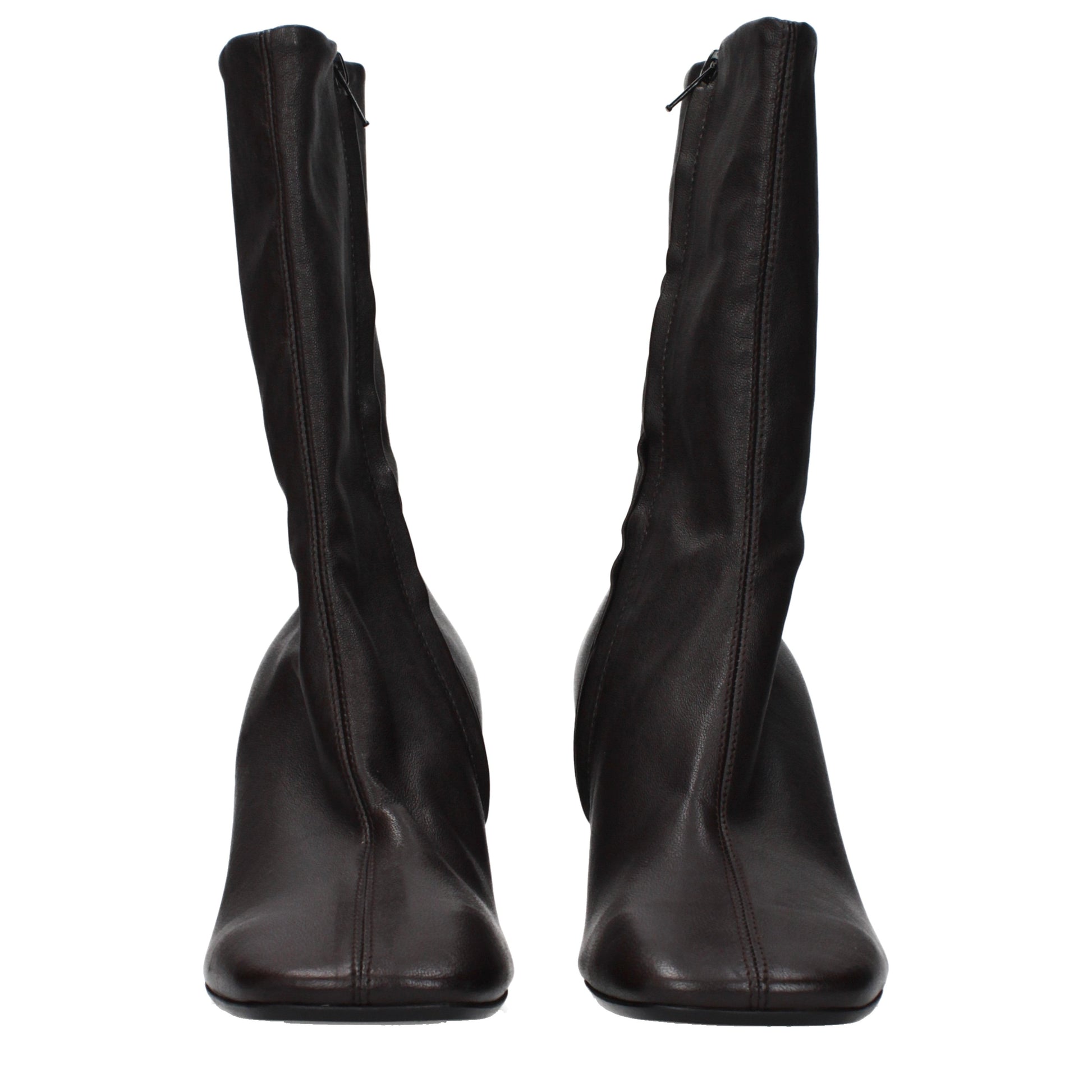 Dries van Noten Ankle Boots Women Leather Brown/Dark Brown