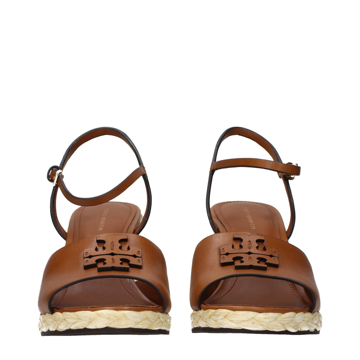 Tory Burch Wedges Women Leather Brown