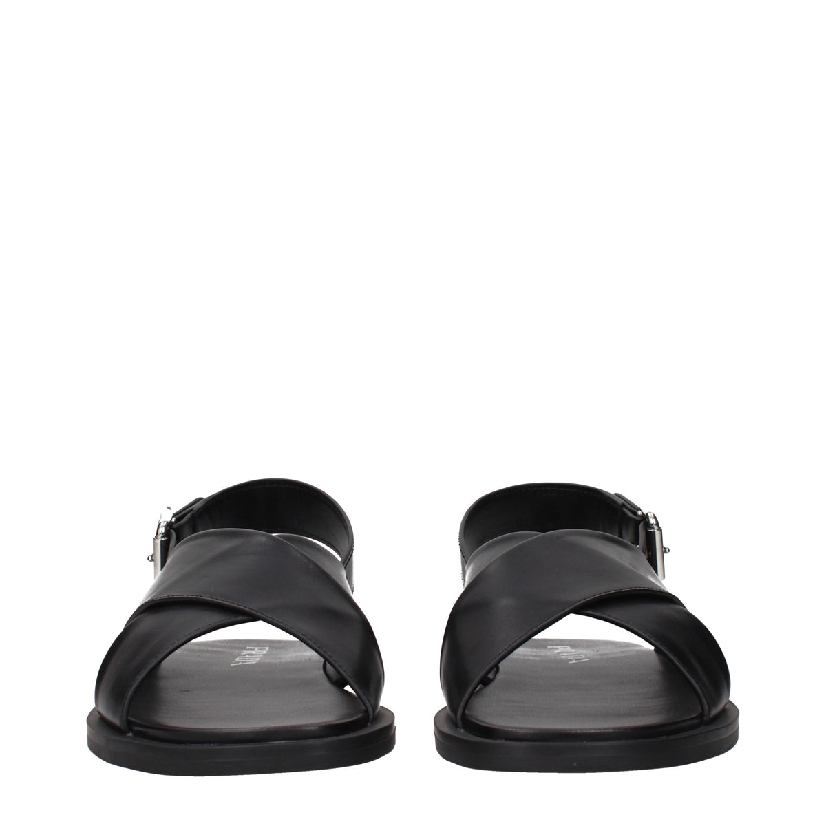 Prada Sandals Men Leather Black