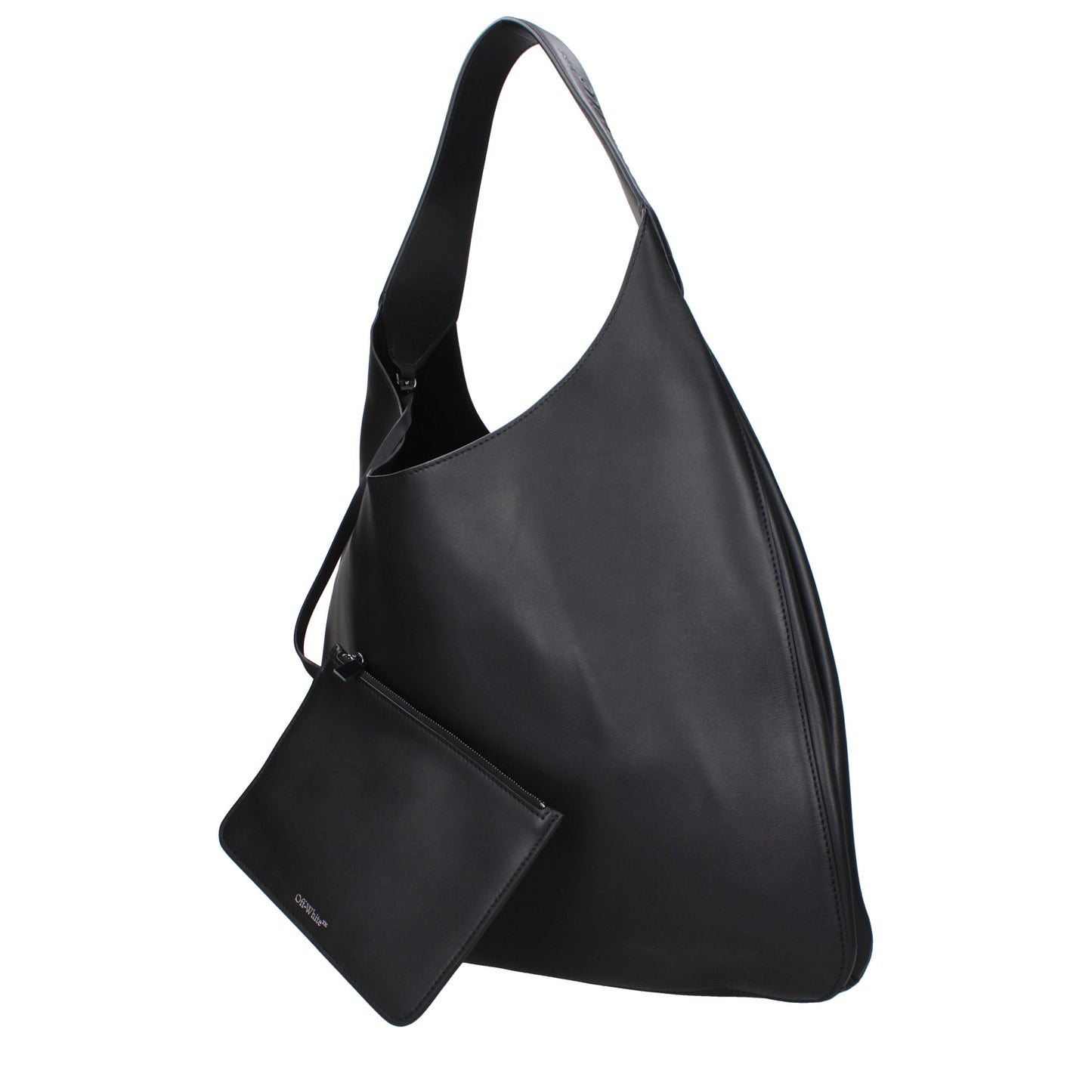 Off-White Shoulder Bags Women Leather Black