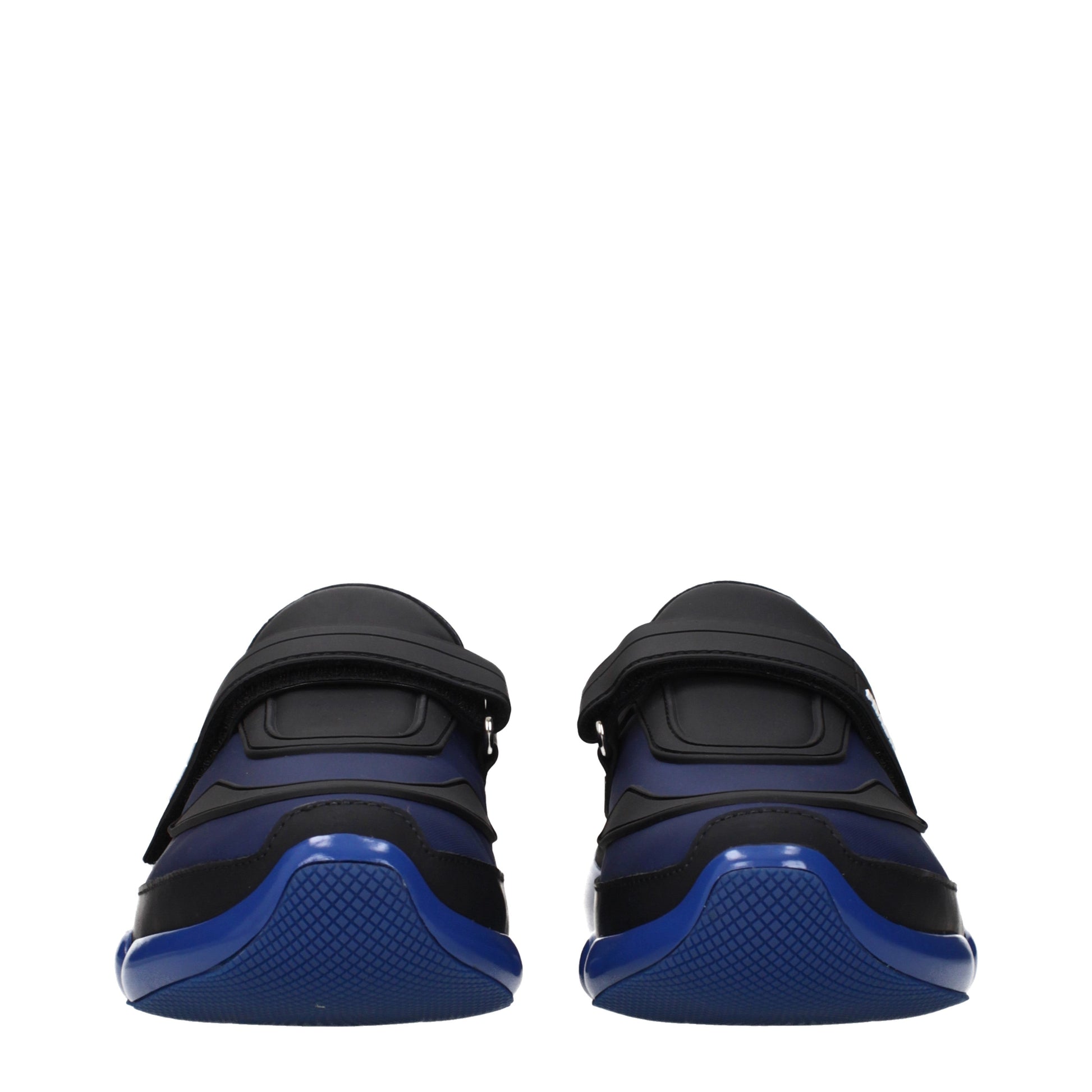 Prada Sneakers Men Fabric  Blue/Baltic