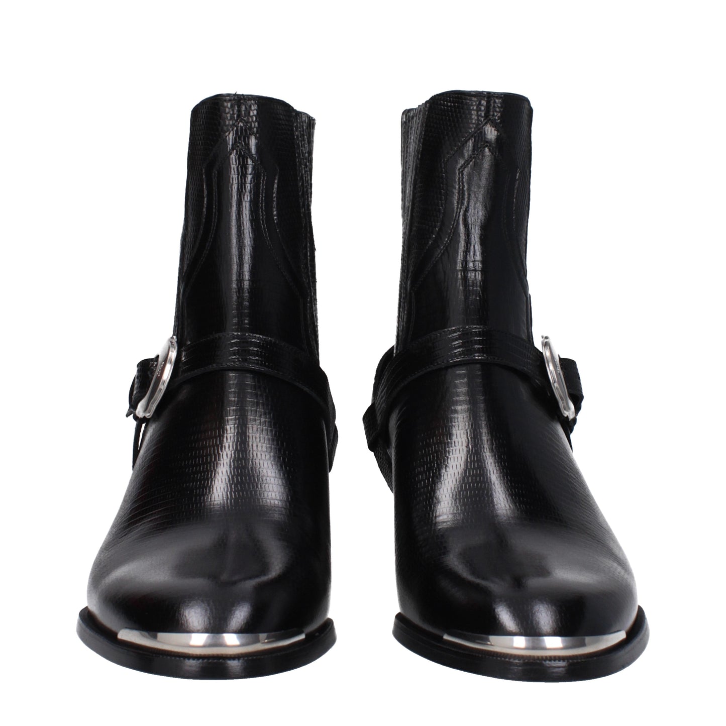 Celine Men's Boots in Leather Black