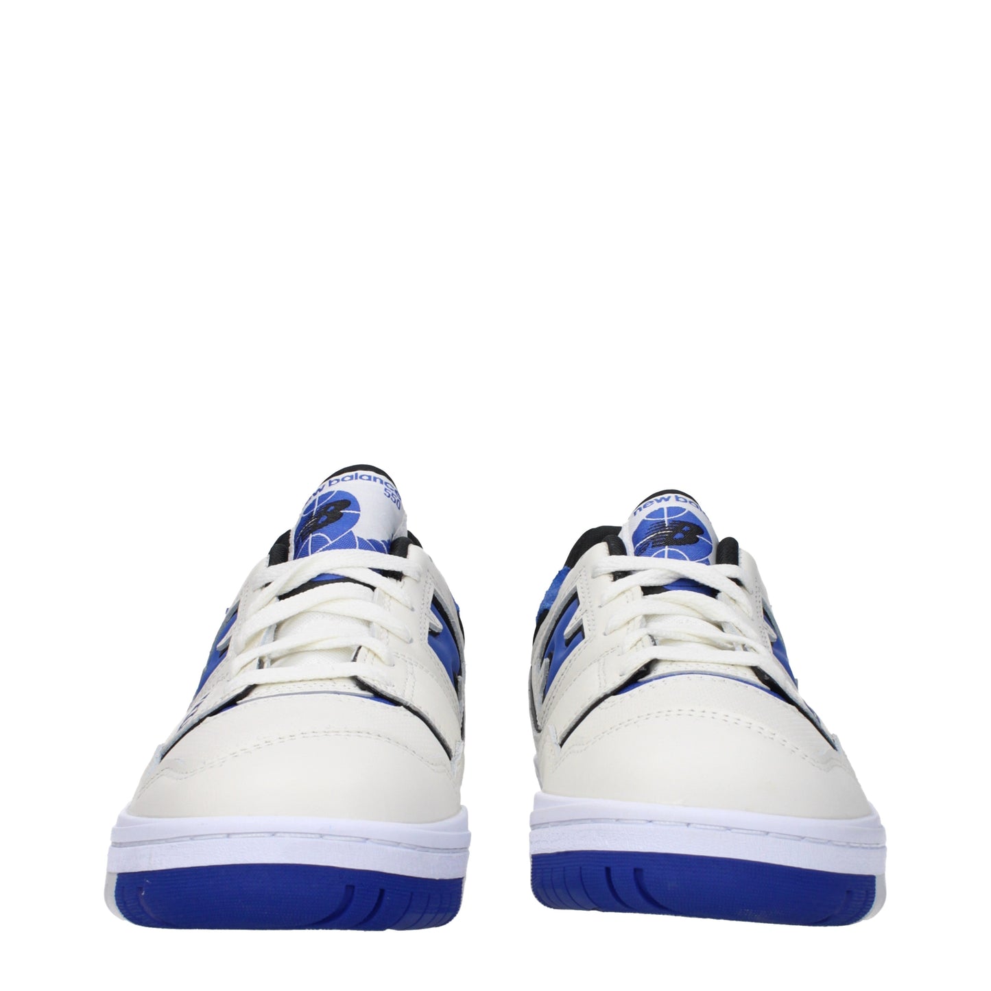 New Balance Men's Sneakers in Leather White/Blue