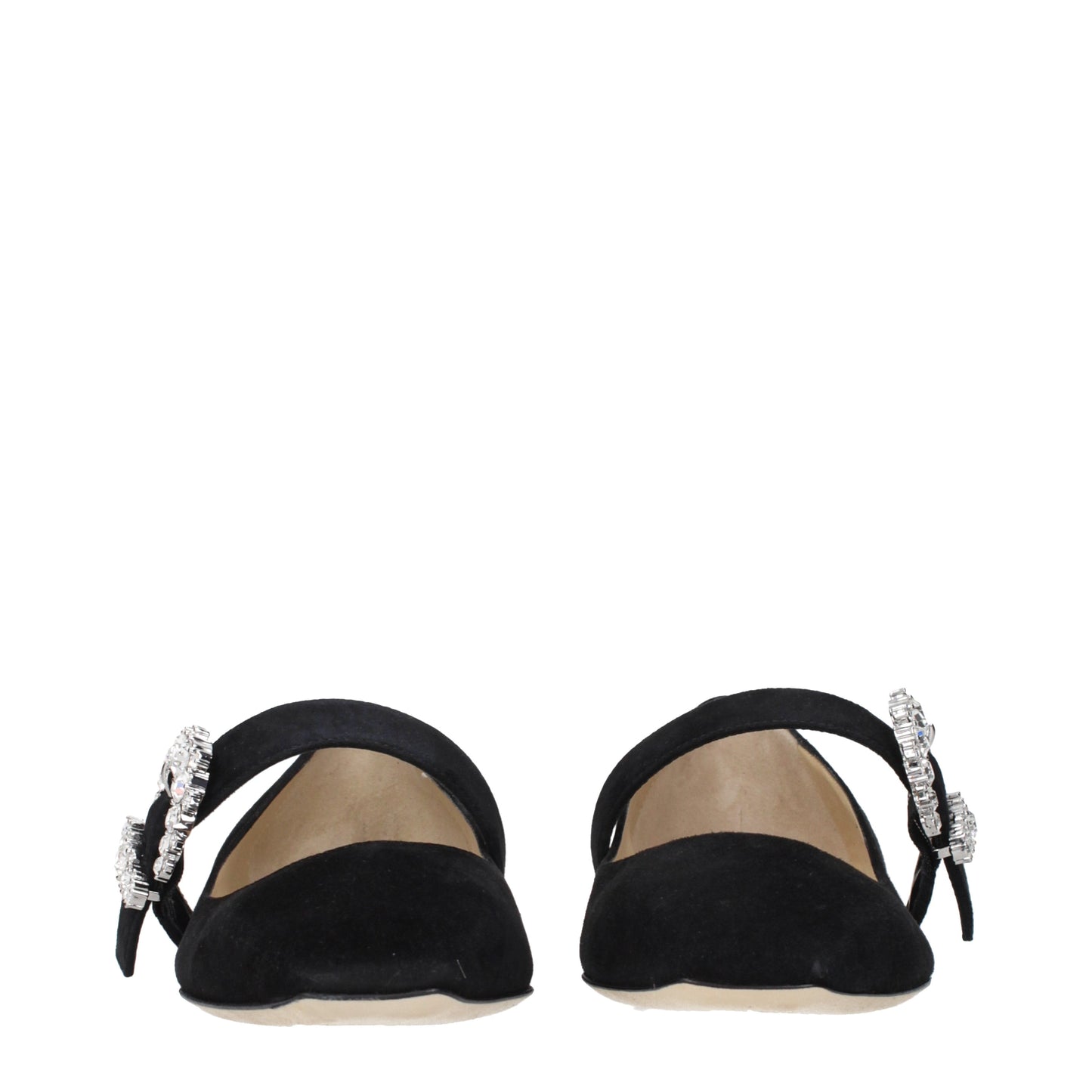 Jimmy Choo Ballet Flats Women Suede Black