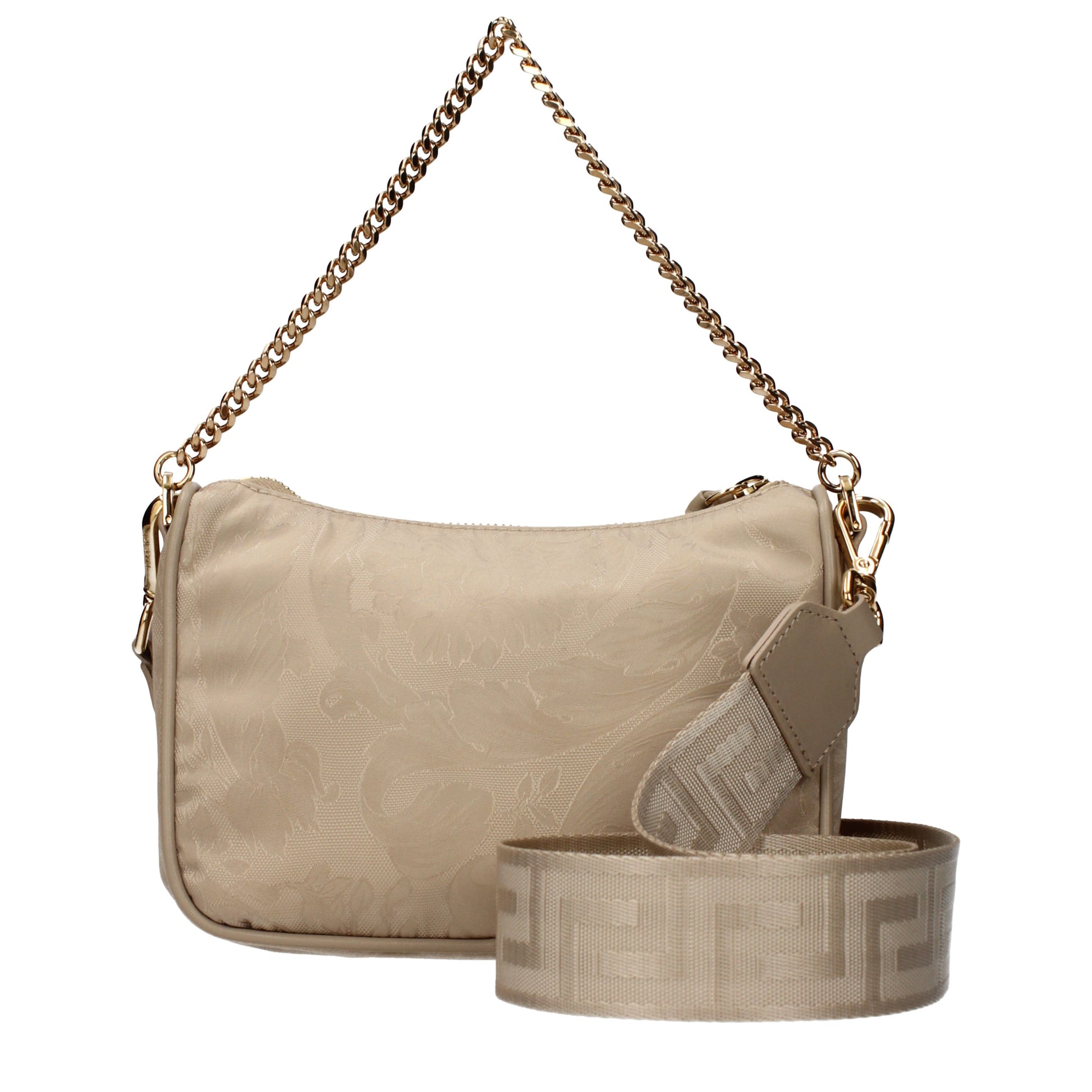 Versace Handbags Women Fabric  Beige/Sand