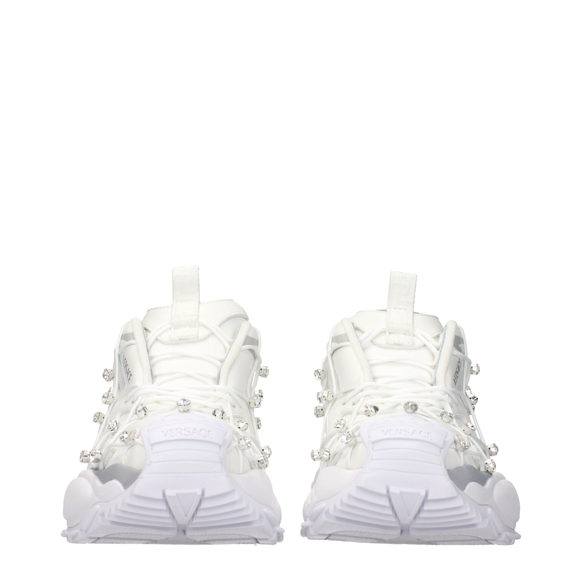 Versace Sneakers Women Fabric  White
