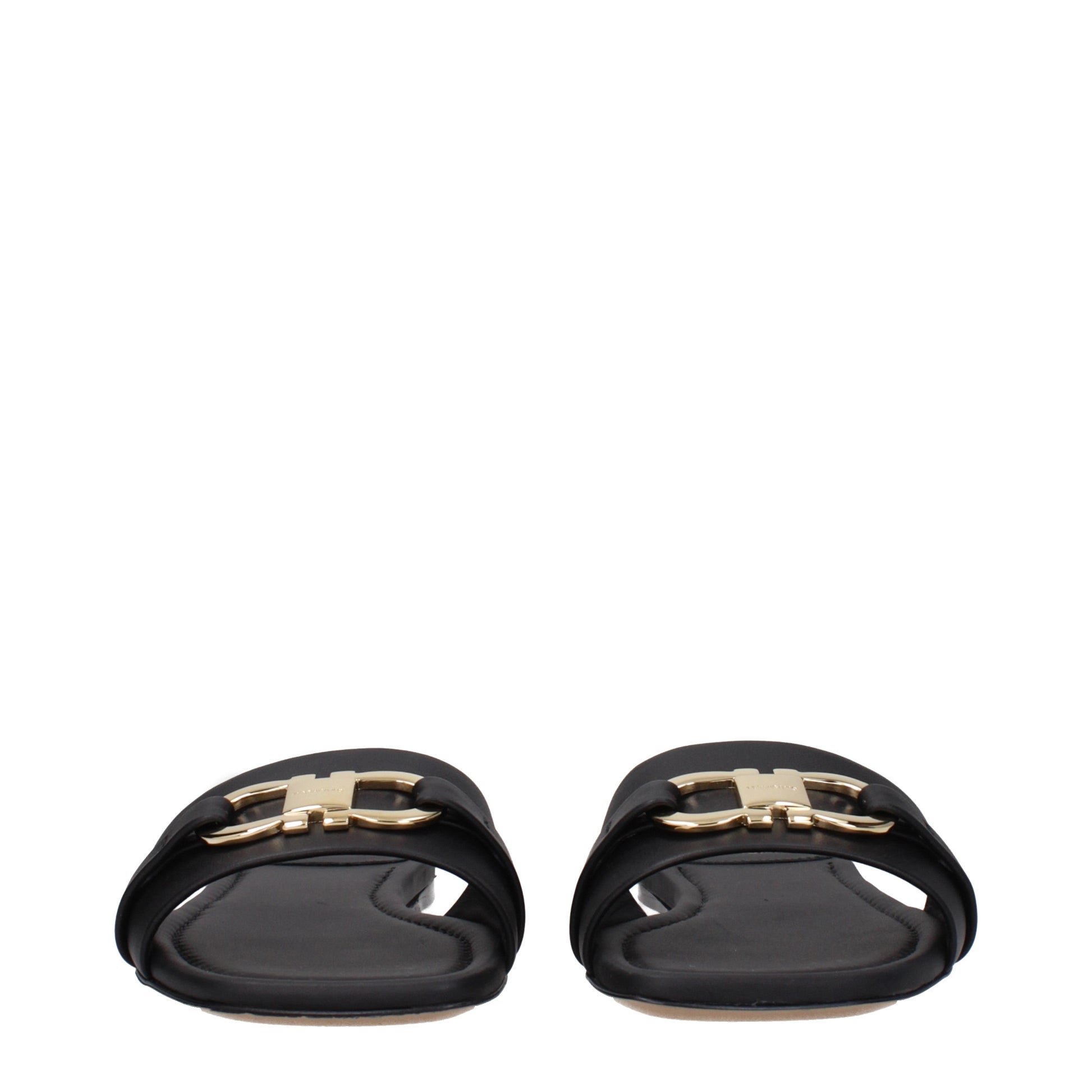Salvatore Ferragamo Slippers and Clogs Women Leather Black