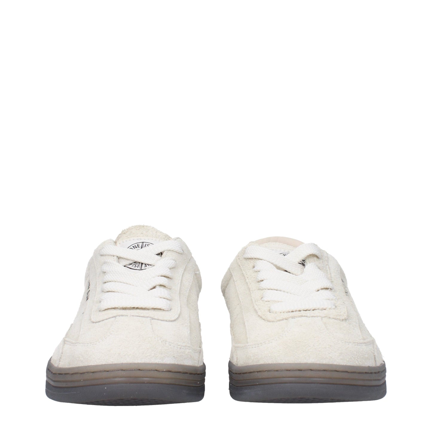 Stone Island Men's Sneakers in Suede Beige/Ecru